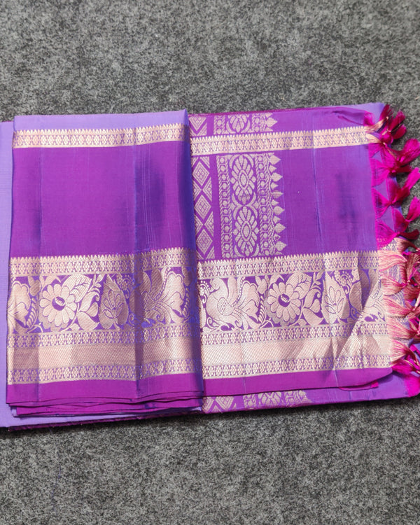 Vintage Lightweight Gap border pattu - LWP261