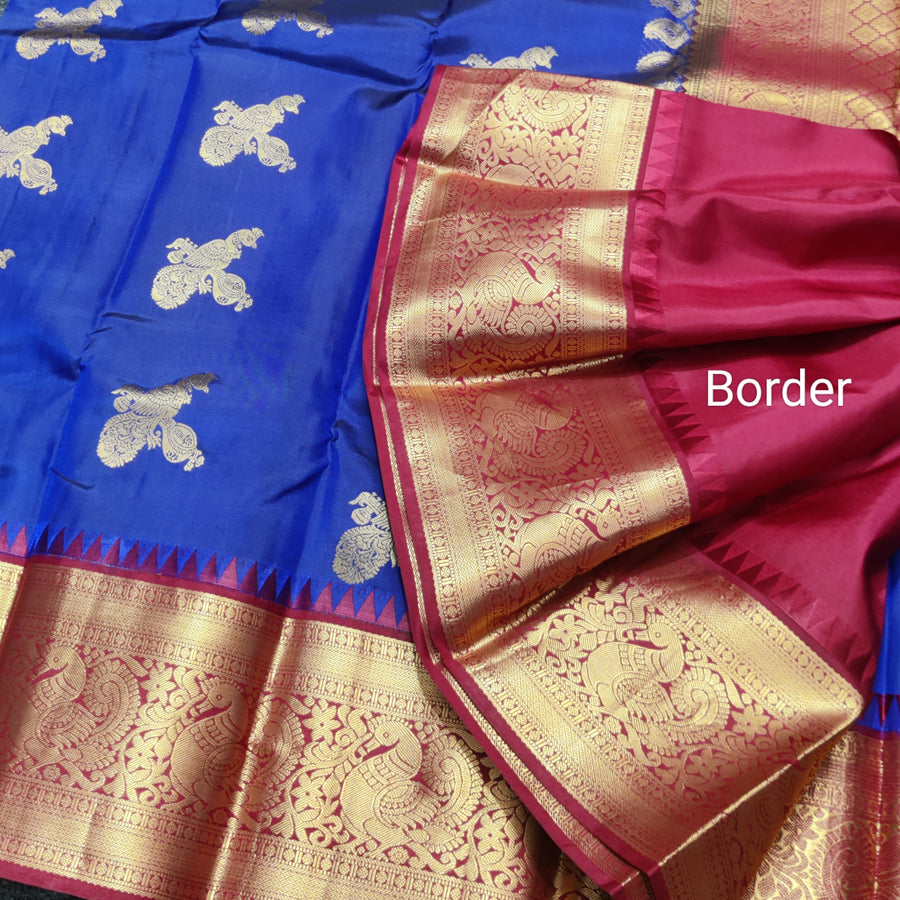 Kanchi kuttu vintage Handloom saree - KMP78