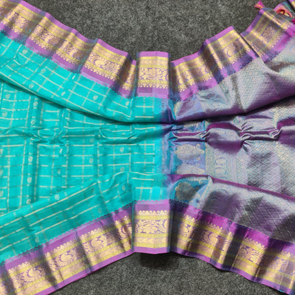 Gadwal Sico Silk Saree - GS163