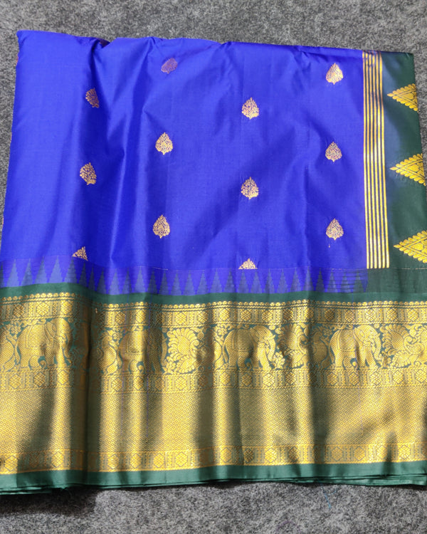 Gadwal Semi Silk Saree - GSM12 alternate view