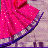 Kanchi Handloom Pure Silk Small Border Saree – KMP265
