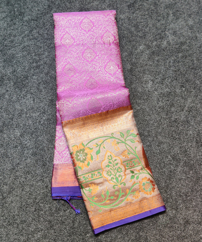 Kanchi pattu half fine bridal wear saree HF30