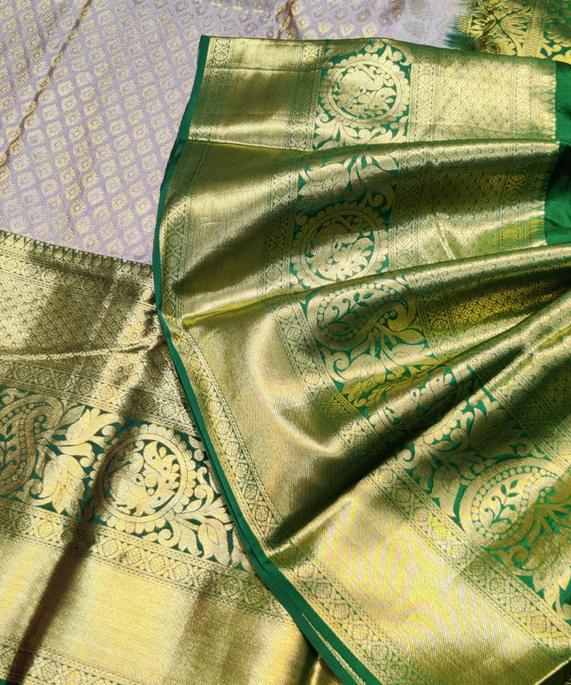 kanchi pattu half fine Bridal Saree -HF280