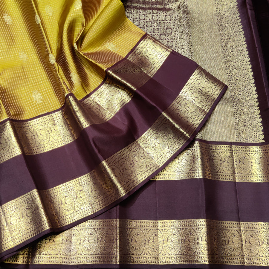 Kanchi Vintage Handloom Pattu Saree - KMP324
