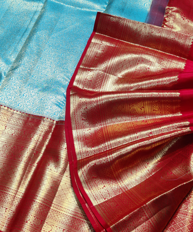 Kanchi pure bridal wear saree - KMP1323