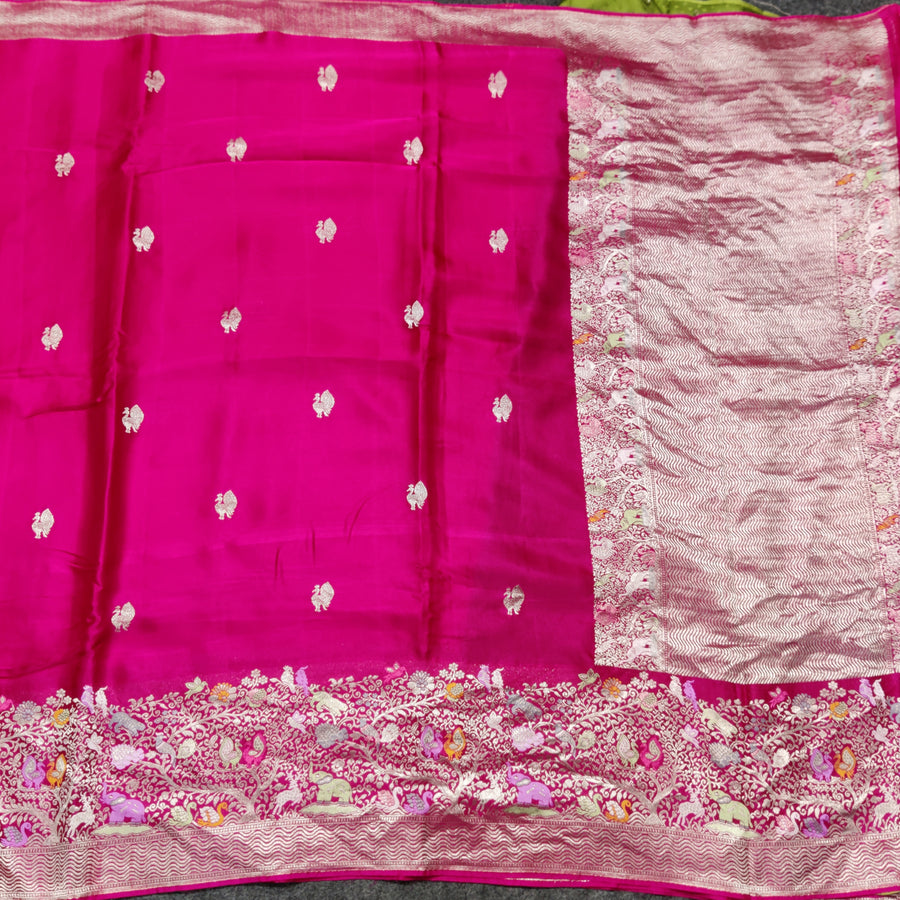 Mashru satin Silk Saree- MS25