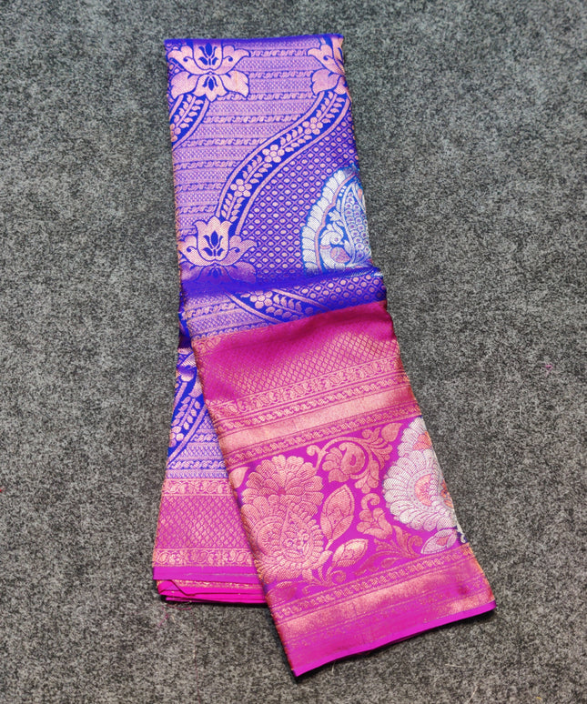 Kanchi pattu half fine Bridal Saree - HF03