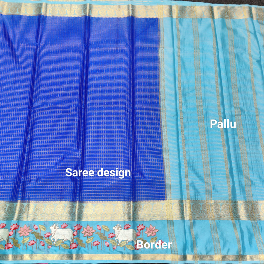 Semi crepe silk saree - SC03