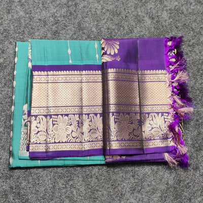 Meenakari kanchi lightweight pattu Saree - KMP20