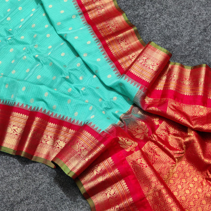 Gadwal Handloom Sico Silk Saree - GS165