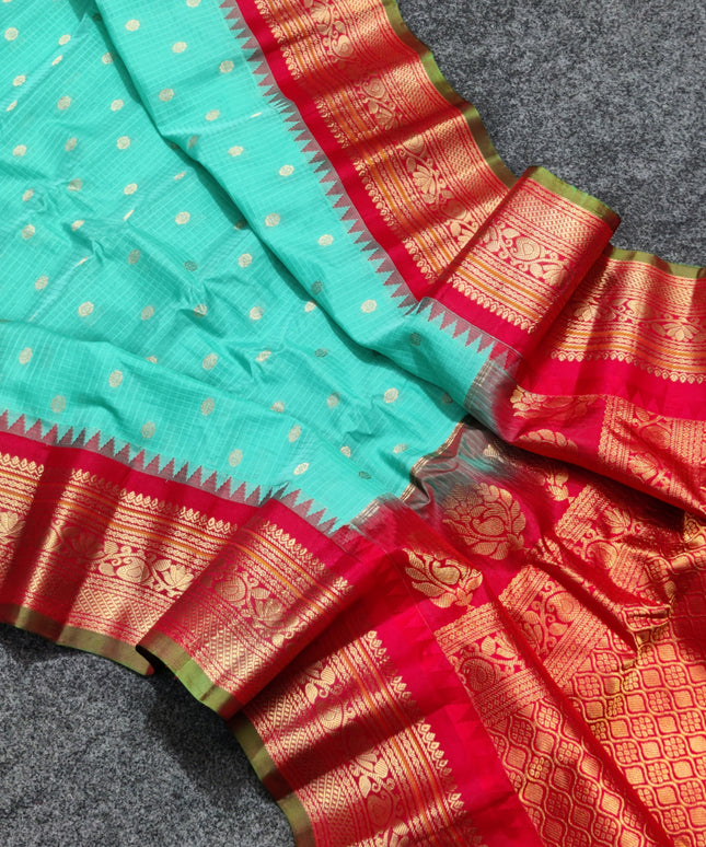 Gadwal Handloom Sico Silk Saree - GS165