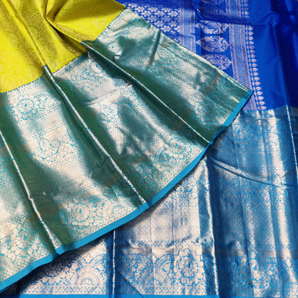 Kanchi pattu half fine bridal wear saree HF36