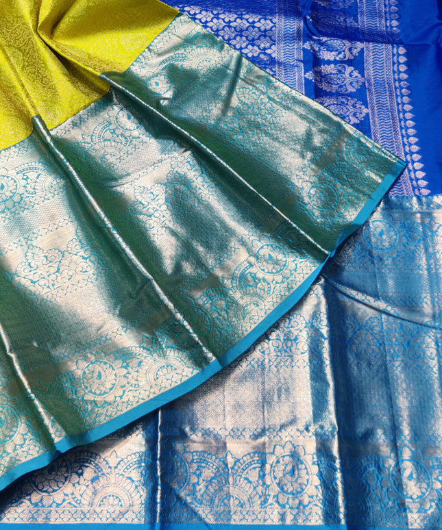 Kanchi pattu half fine bridal wear saree HF36