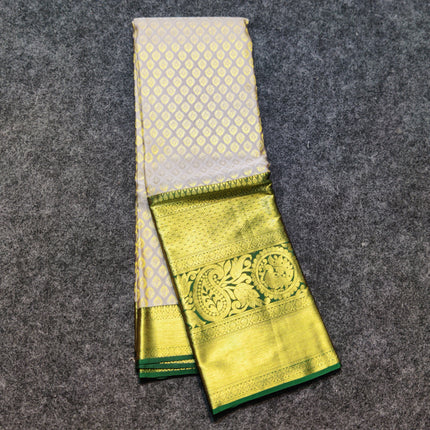 kanchi pattu half fine Bridal Saree -HF280
