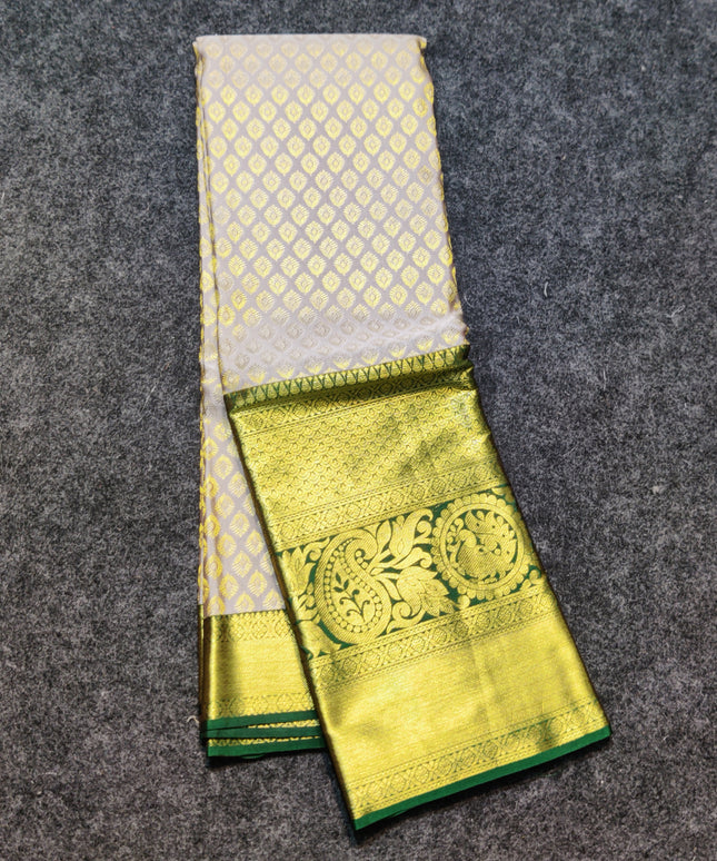 kanchi pattu half fine Bridal Saree -HF280