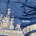 Crepe Banaras silk saree -BS02