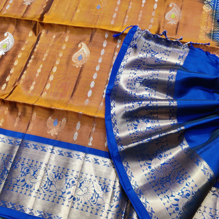 Meenakari kanchi lightweight pattu Saree - KMP3125