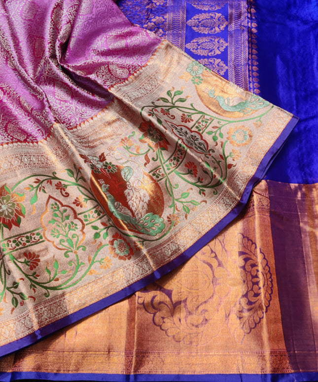 Kanchi pattu half fine bridal wear saree HF30