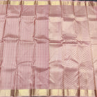 Kanchi pattu small border saree - KMP314