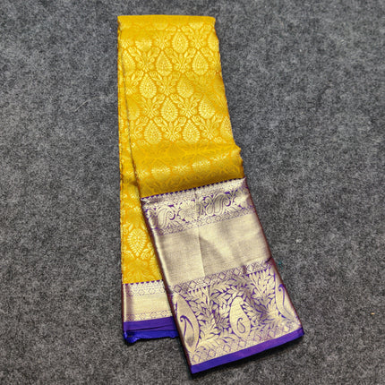 Kanchi pattu half fine Bridal Saree -HF273