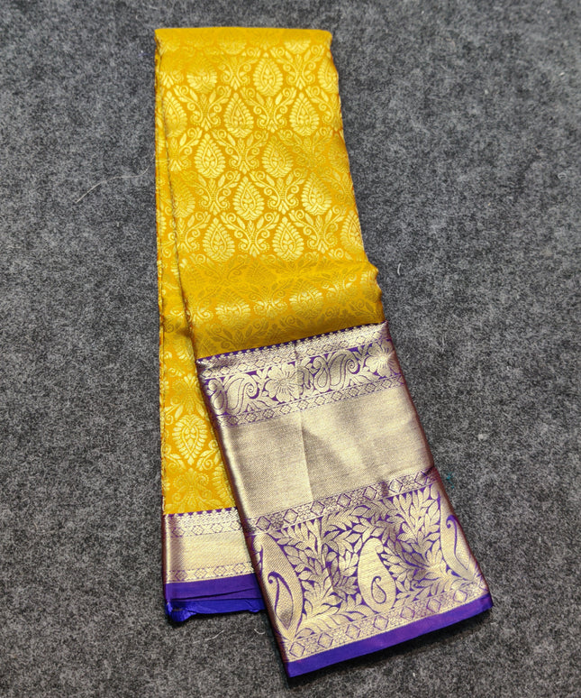 Kanchi pattu half fine Bridal Saree -HF273