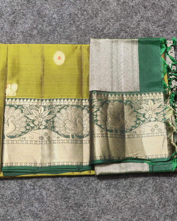 Kanchi Meenakari Handloom Lightweight Pure Silk Saree – KMP253