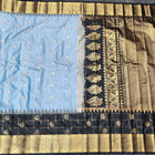 Gadwal Semi Silk Saree with Zari Checks – GSM04 at Jyothi Saree Mandir