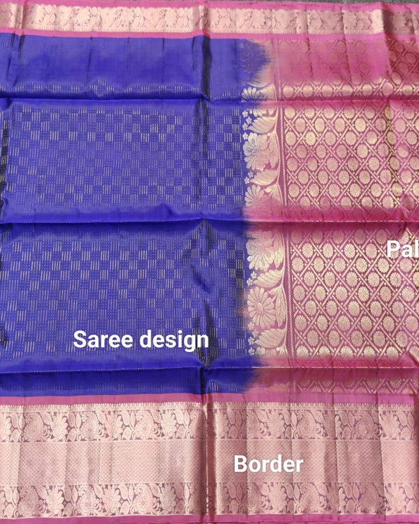 Meenakari kanchi lightweight pattu Saree - KMP127 alternate view