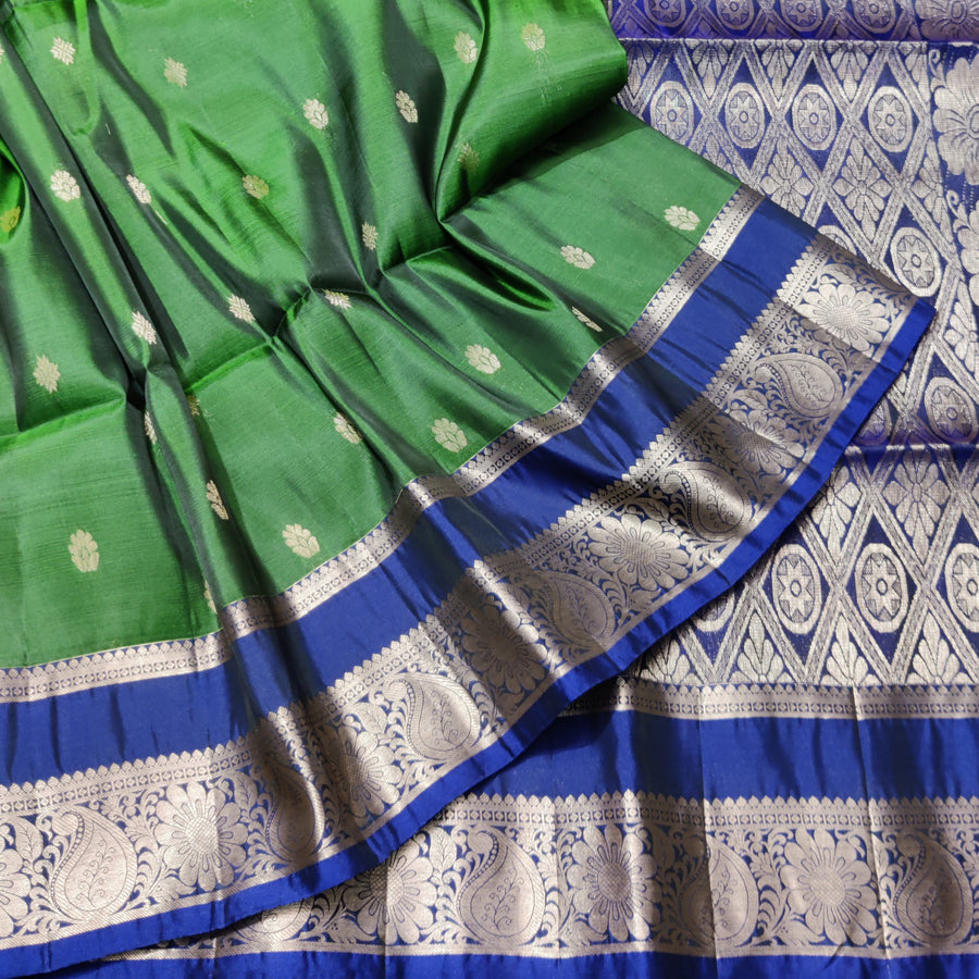 Vintage Lightweight Gap border pattu - LWP420