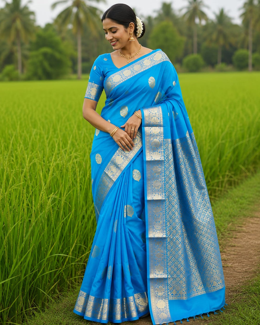 Kanchi Pure Dhantu Silk Saree - KMP368