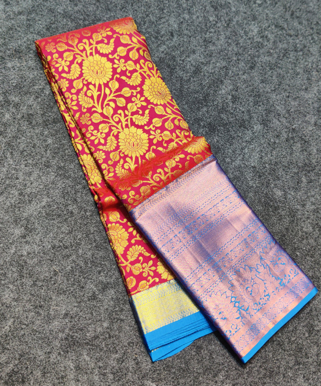 Kanchi Pattu Half Fine Brocade - SP49