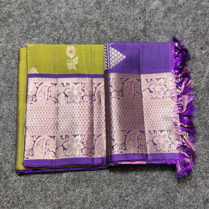Meenakari kanchi lightweight pattu Saree - KMP3146