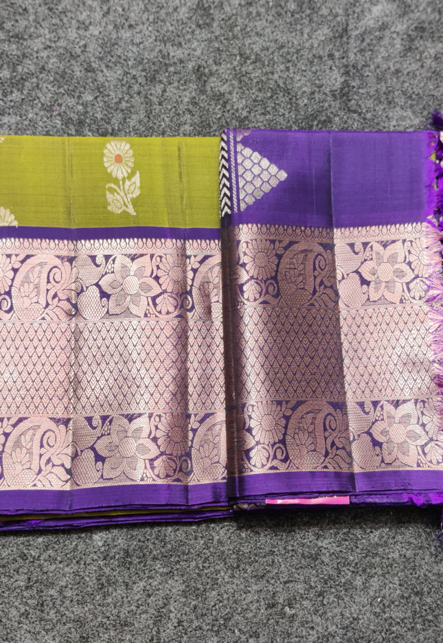 Meenakari kanchi lightweight pattu Saree - KMP3146