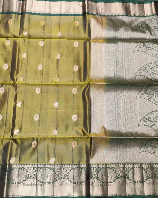 Kanchi Meenakari Handloom Lightweight Pure Silk Saree – KMP253 alternate view