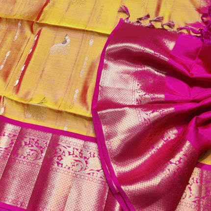 Meenakari kanchi lightweight pattu Saree - KMP3055