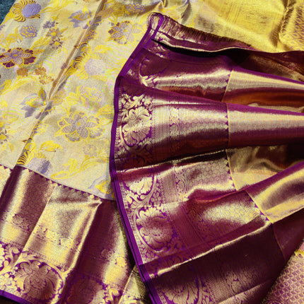 Kanchi Pattu Wedding Sarees @50% Off -KMP1743