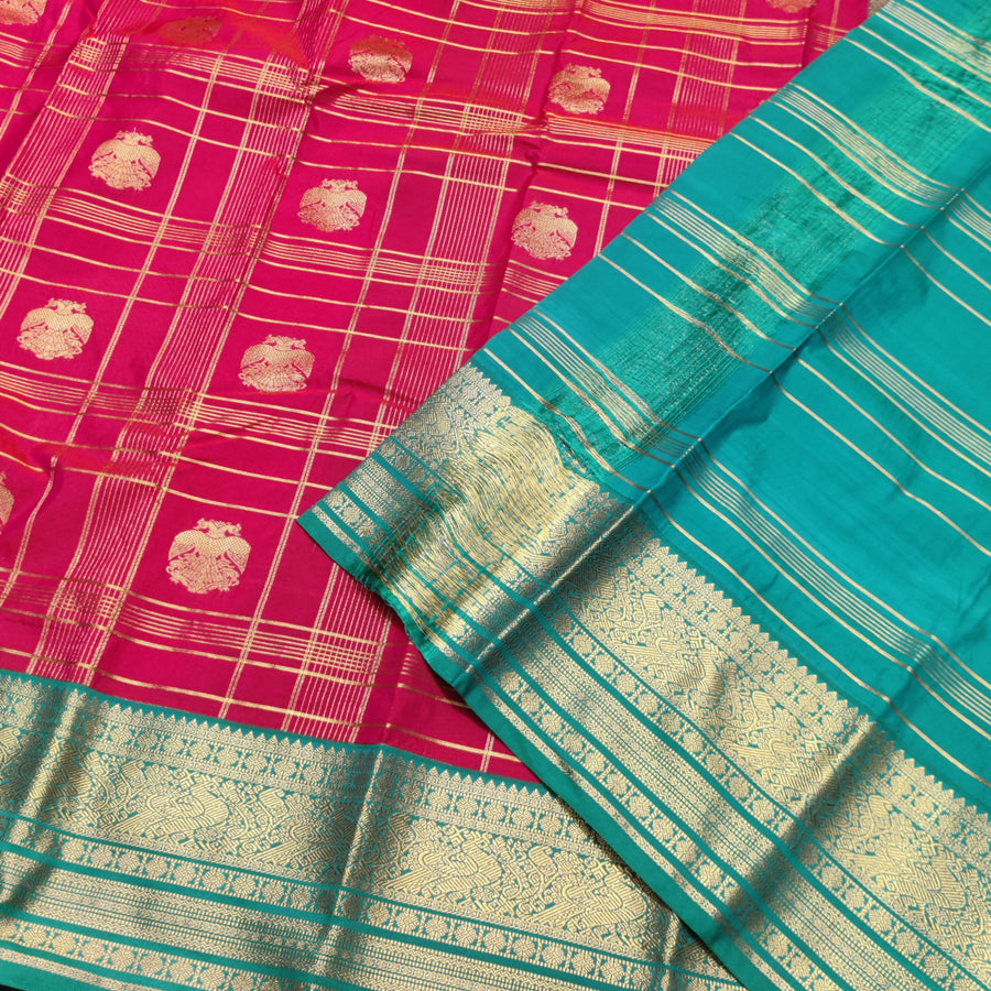 Kanchi semi vintage silk Saree -KS14