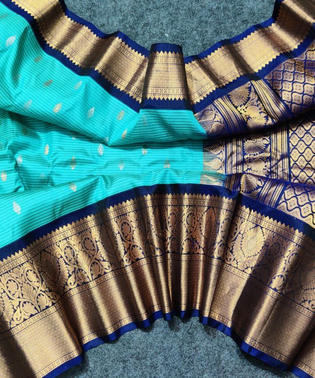 Gadwal pure handloom kuttu silk saree - GPS127