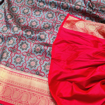 Kalamkari Silk saree - KM02