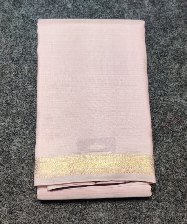 Kanchi pattu small border saree - KMP3018