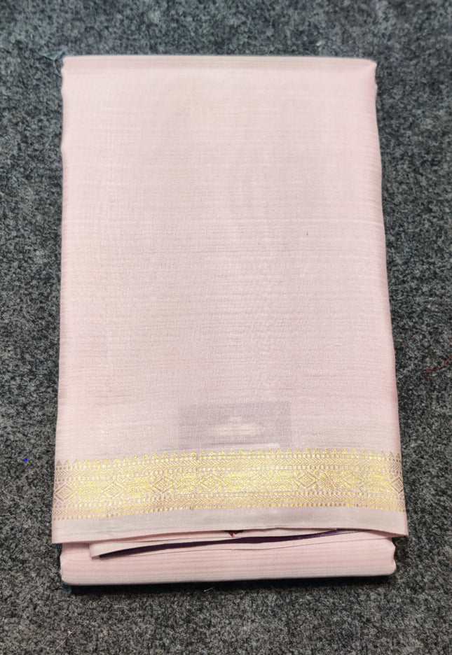 Kanchi pattu small border saree - KMP3018