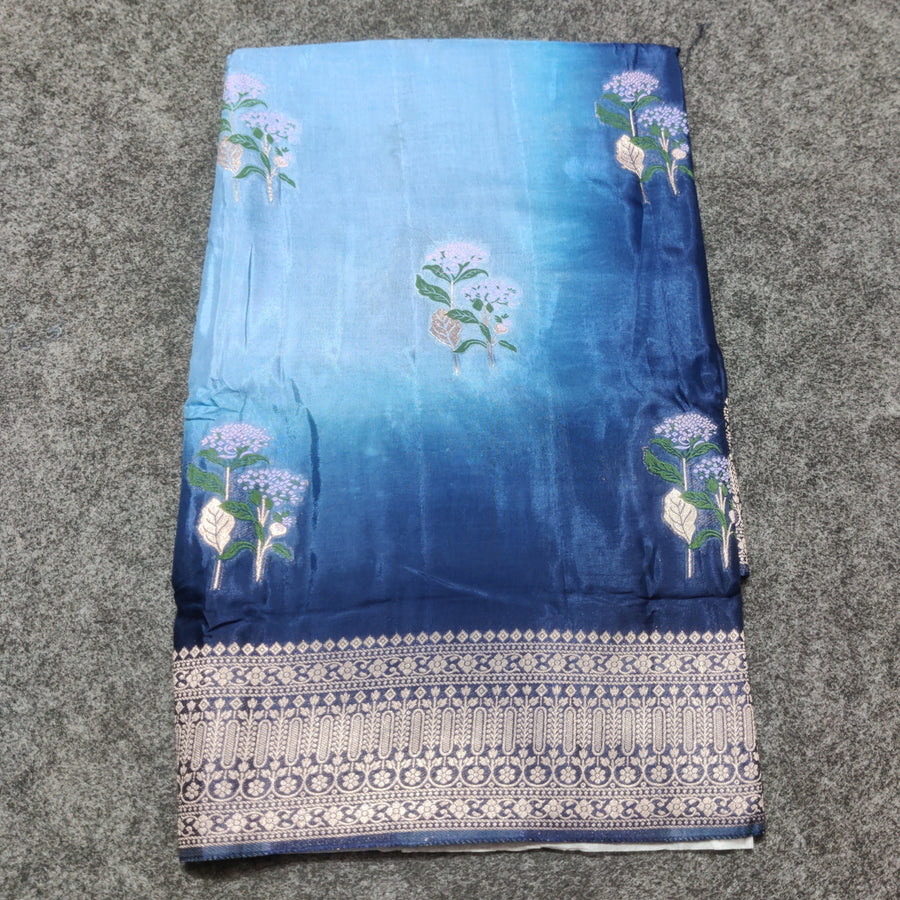 Satin Silk Saree- SA16