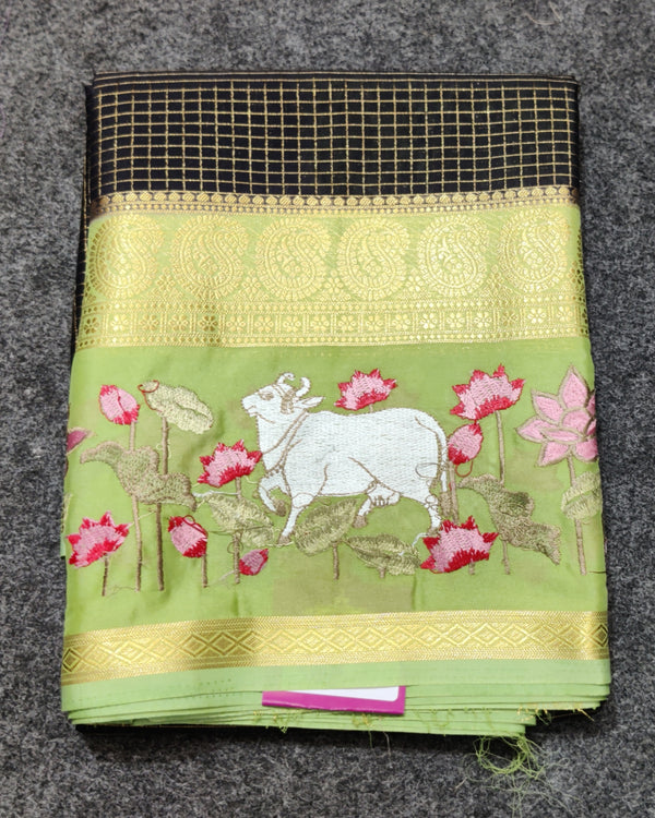 Semi crepe silk saree - SC02