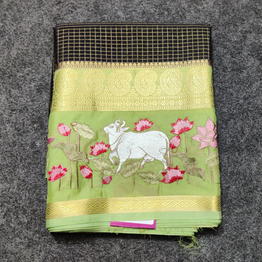 Semi crepe silk saree - SC02