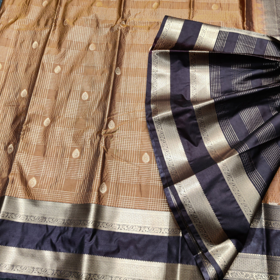 Kanchi semi vintage silk Saree -KS37