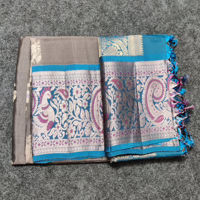 Meenakari kanchi lightweight pattu Saree - KMP144