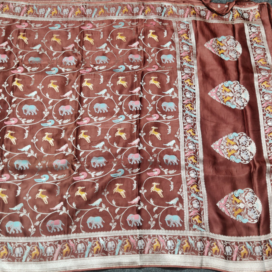 Mashru satin Silk Saree- MS47