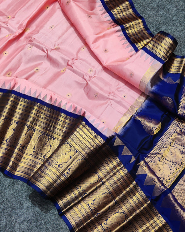 Gadwal Handloom pure silk- GPS55
