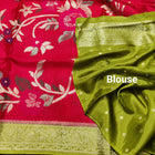 Banaras crepe silk saree - BS01