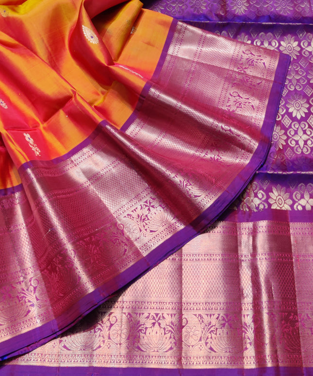 Meenakari kanchi lightweight pattu Saree - KMP3062